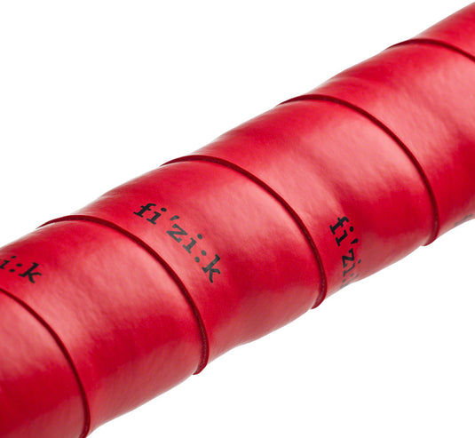 Fizik Terra Microtex Bondcush Gel Backer Tacky Bar Tape - 3mm, Red
