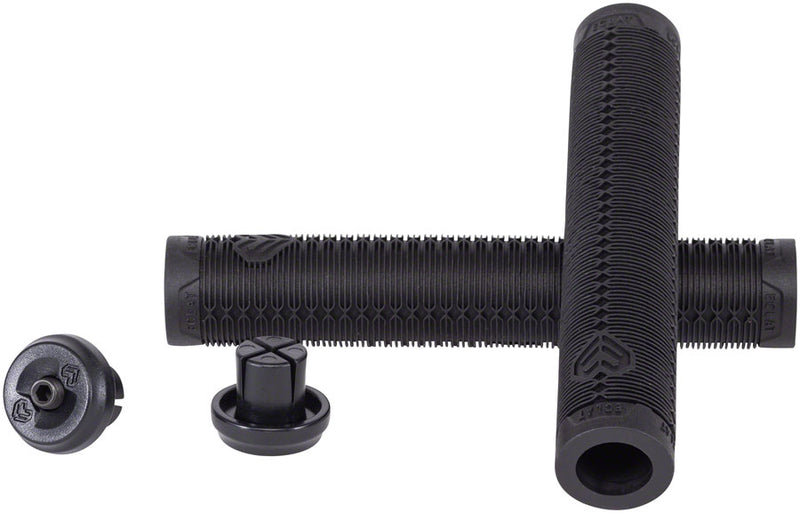 Load image into Gallery viewer, Eclat Shogun Grips - Black Increased Length And Deeper Rib Profile
