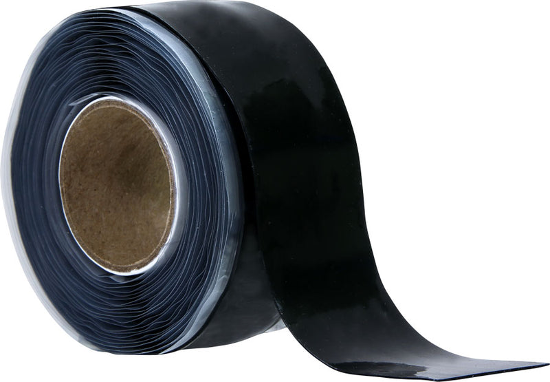 Load image into Gallery viewer, ESI Silicone Protective Tape 10&#39; Roll Black Non-Adhesive Consumers Roll
