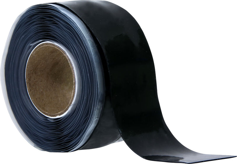 Load image into Gallery viewer, ESI Silicone Protective Tape 10' Roll Black Non-Adhesive Consumers Roll
