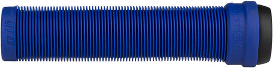 ODI Longneck Grips Flangeless Soft Muchroom Rib Pattern 135mm Length: Blue