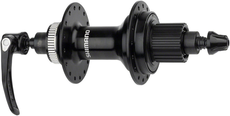 Load image into Gallery viewer, Shimano Deore FH-MT401-B Rear Hub - QR x 141mm, 12-Speed, Center-Lock, 32H, Black
