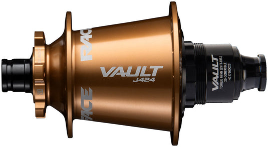 RaceFace Vault J-Bend 424 Rear Hub - 12 x 148mm, 6-Bolt, XD, Kashmoney Gold, 32H