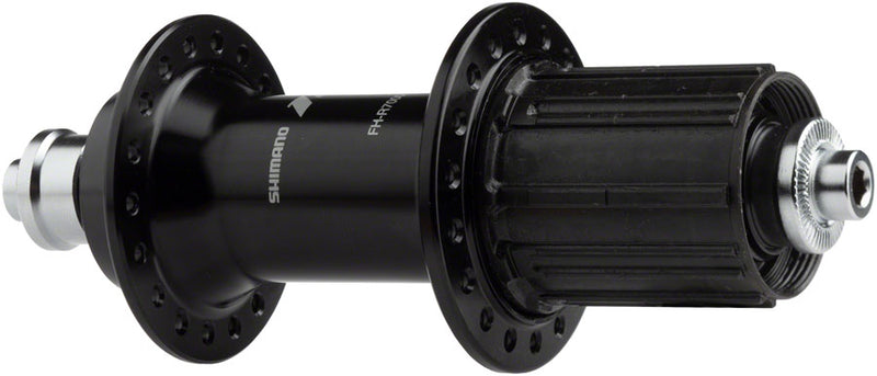 Load image into Gallery viewer, Shimano 105 FH-R7000 Rear Hub - QR x 130mm, Rim Brake, HG 11 Road, Black, 32H
