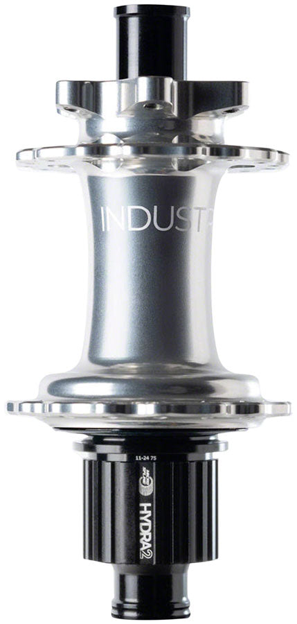 Load image into Gallery viewer, Industry Nine Hydra 2 Boost MicroSpline, Disc Hub, Rear, 32H, 12mm TA, 148mm, Shimano Micro Spline, Silver
