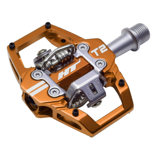 HT-Pedals-Clipless-Pedals-with-Cleats-PEDL2676-Bicycle-Pedals