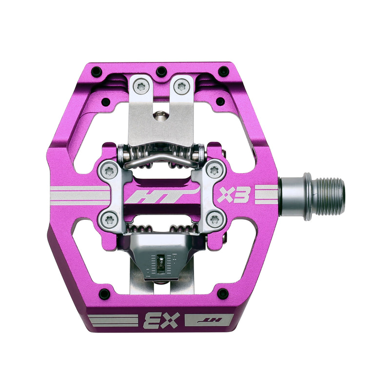 Load image into Gallery viewer, HT-Pedals-X3-Clipless-Pedals-with-Cleats-PEDL2538-Bicycle-Pedals
