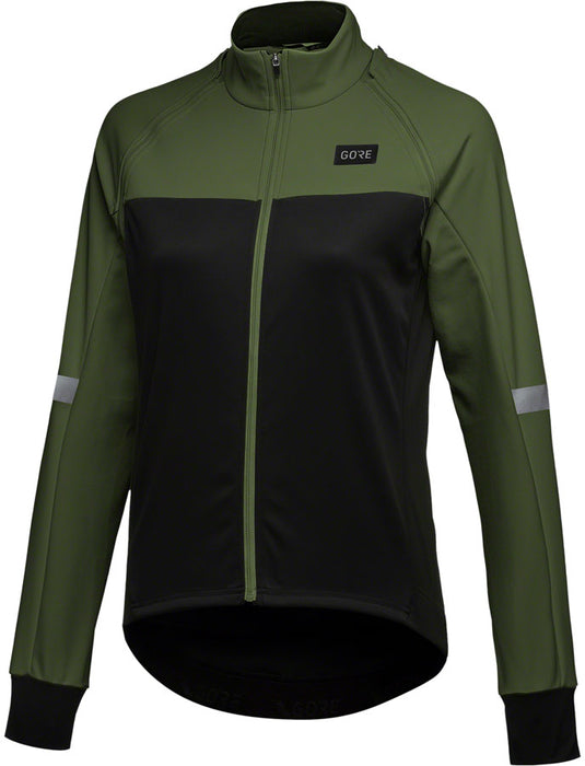 Gorewear Phantom Jacket - Black/Green, Women's, Large