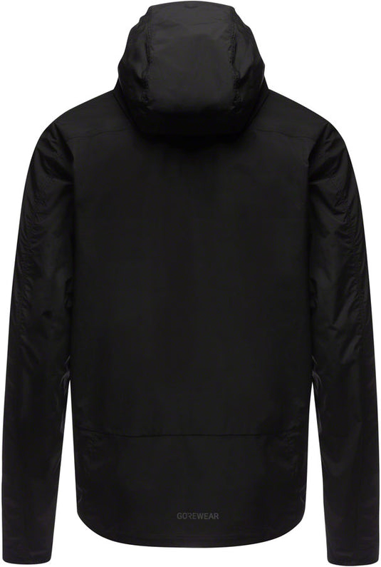 Gorewear Fernflow Hooded Windbreaker - Black, Men's, Medium