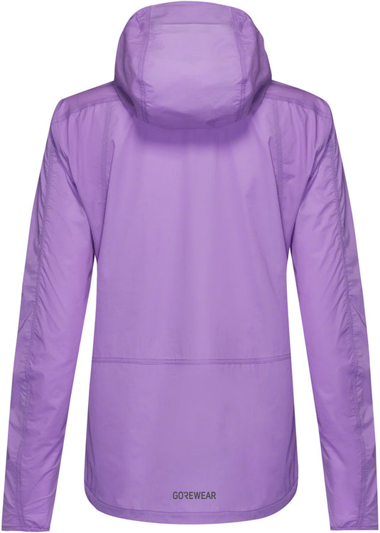 Gorewear Fernflow Hooded Windbreaker - Purple, Women's, Small