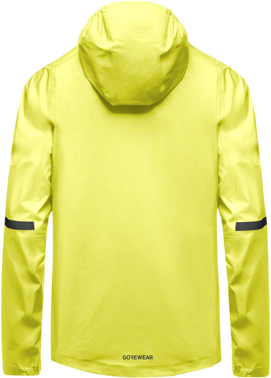 Gorewear Lupra Gore-Tex 2.0 Hooded Jacket - Black/Neon Yellow, Men's, Medium