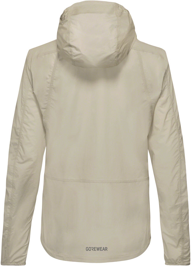 Load image into Gallery viewer, Gorewear Fernflow Hooded Windbreaker - Beige, Women's, Small
