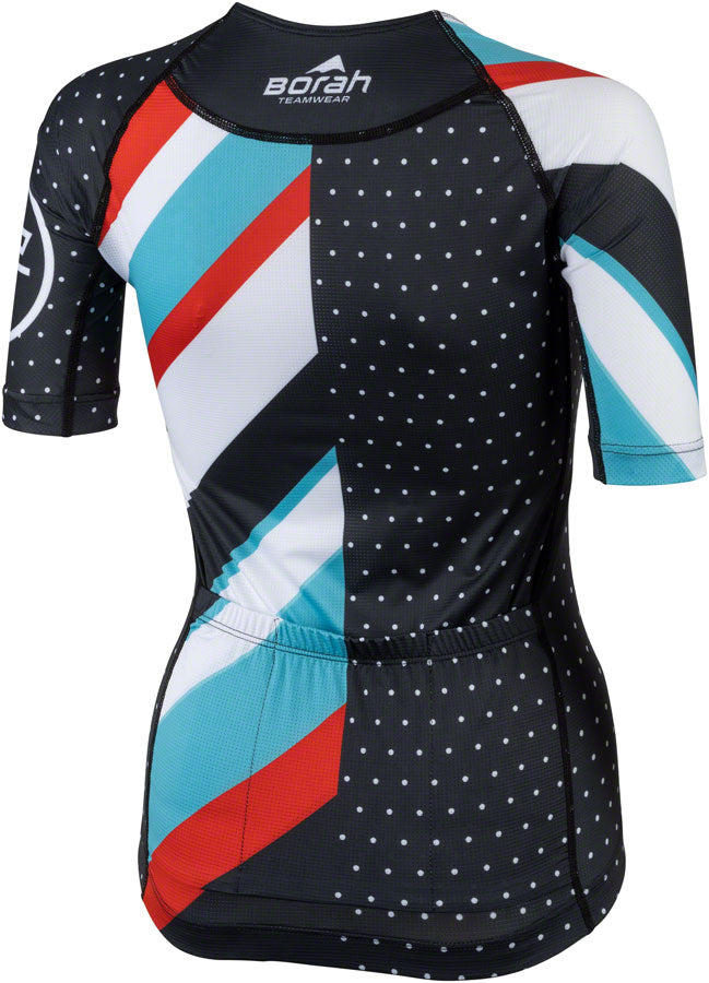 Load image into Gallery viewer, Teravail Waypoint Women&#39;s Jersey - Black, White, Blue, Red, Large
