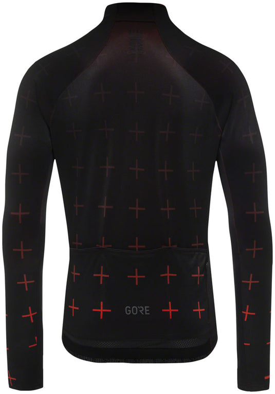 Gorewear C5 Thermo Jersey - Black/Fireball, Men's, Medium