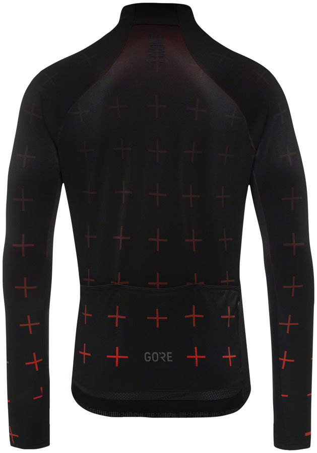 Load image into Gallery viewer, Gorewear C5 Thermo Jersey - Black/Fireball, Men&#39;s, Small
