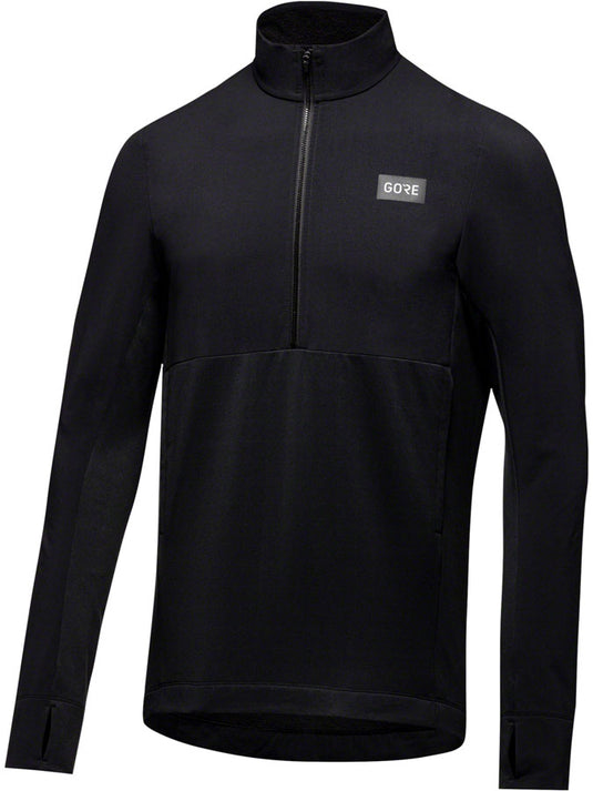 Gorewear Trail KPR Hybrid 1/2-Zip Jersey - Black, Men's, X-Large