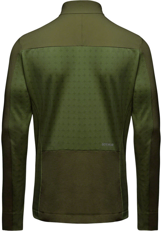 Gorewear Trail KPR Hybrid 1/2-Zip Jersey - Utility Green, Men's, Small