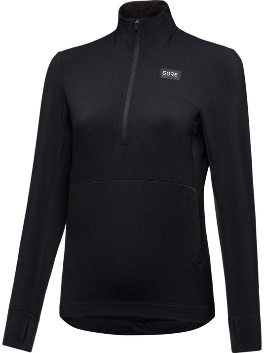 Gorewear Trail KPR Hybrid 1/2-Zip Jersey - Black, Women's, Small