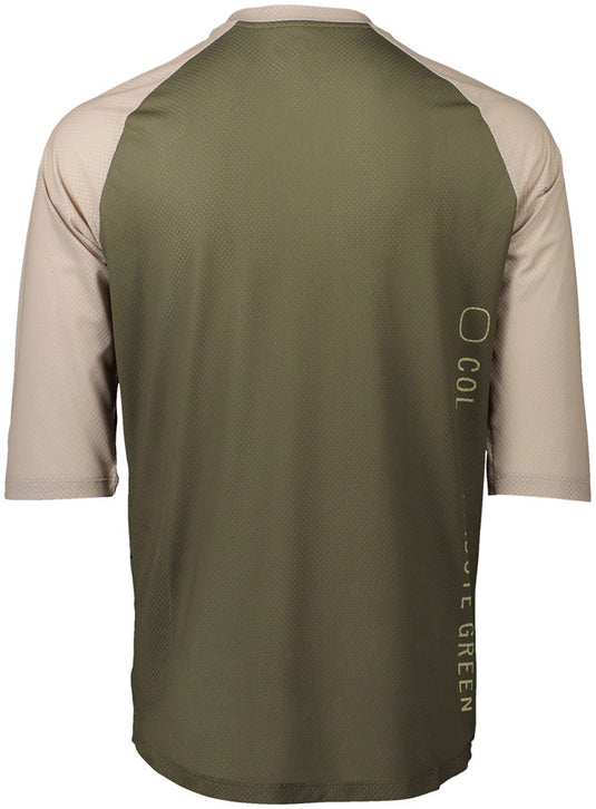 POC Pure 3/4 Jersey - Green/Beige, Small