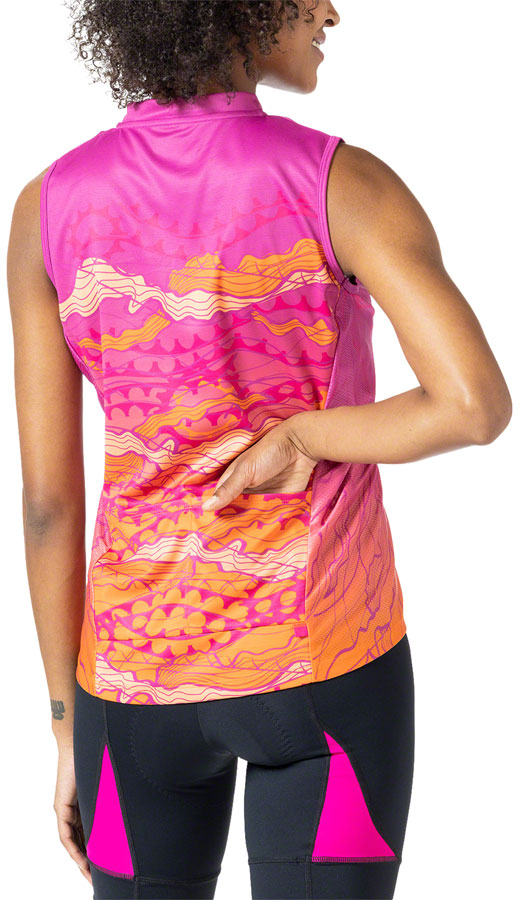 Load image into Gallery viewer, Terry Breakaway Sleeveless Jersey - Pink Tide, X-Small
