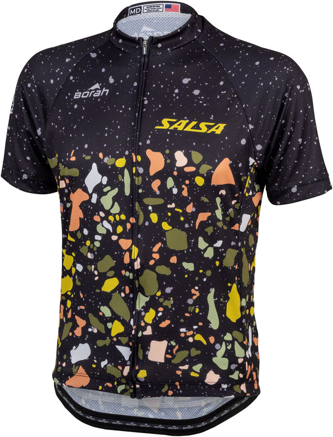 Load image into Gallery viewer, Salsa Men&#39;s Terrazzo Jersey - Large, Black

