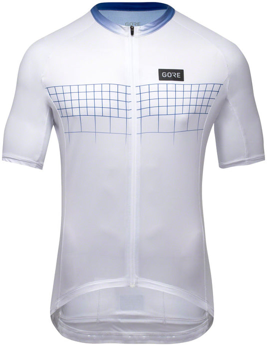GORE Grid Fade Jersey 2.0 - White/Blue, Women's, X-Large