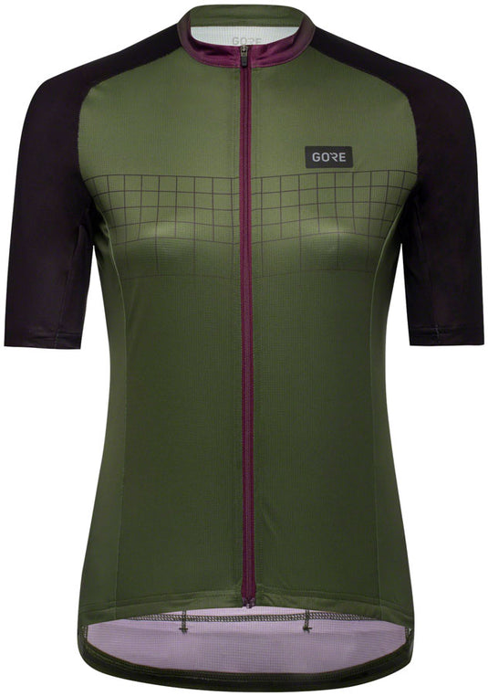 GORE Grid Fade Jersey 2.0 - Green/Purple, Women's, Large