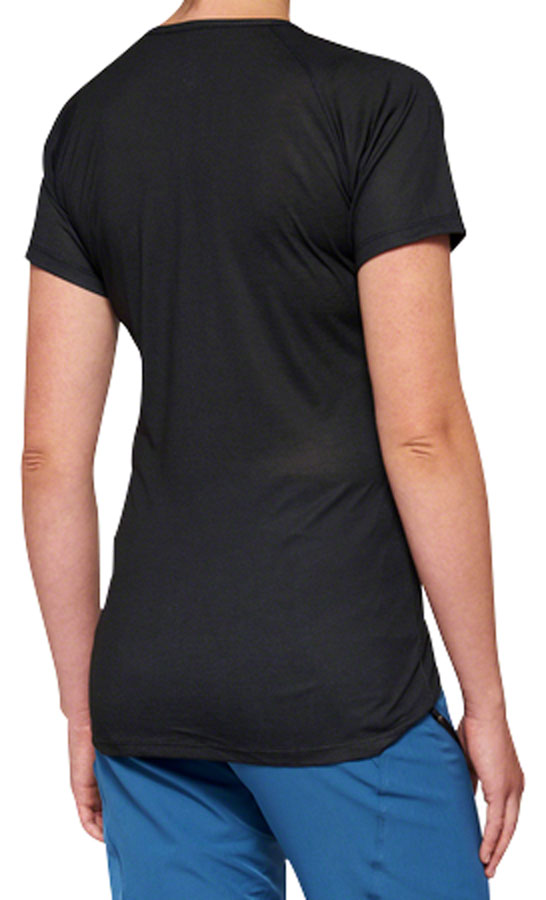 Load image into Gallery viewer, 100% Airmatic Jersey - Black, Short Sleeve, Women&#39;s, X-Large

