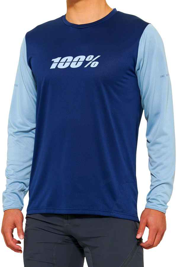 Load image into Gallery viewer, 100% Ridecamp Jersey - Navy/Slate Blue, X-Large
