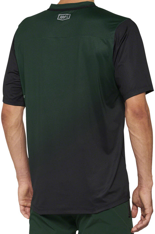100% Celium Jersey - Green/Black, Short Sleeve, Men's, Medium