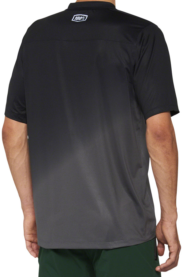 Load image into Gallery viewer, 100% Celium Jersey - Black/Charcoal, Short Sleeve, Men&#39;s, Large
