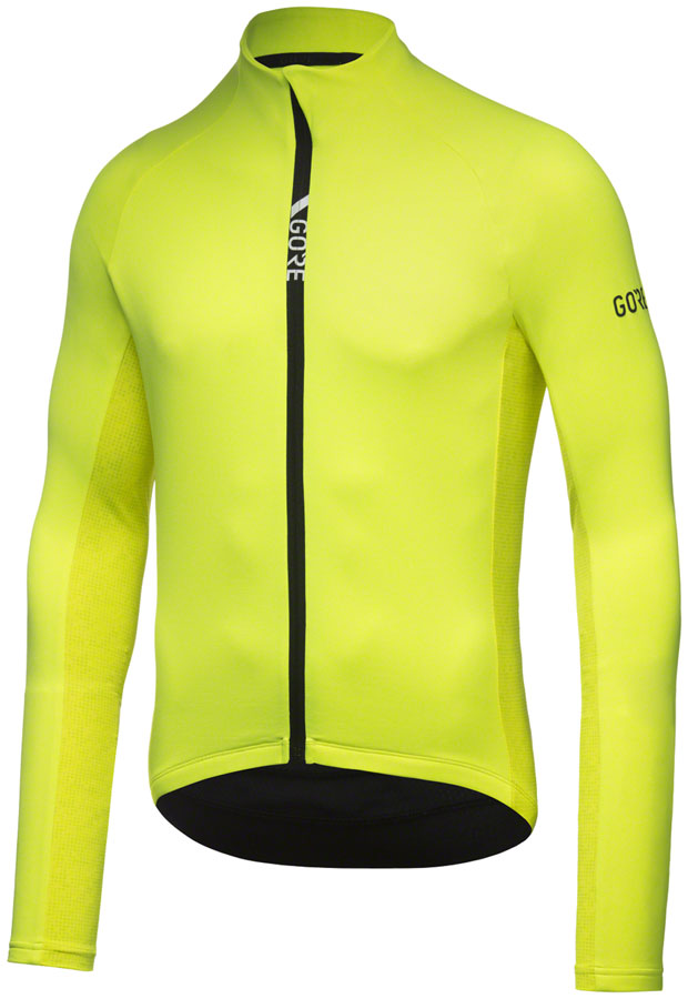 GORE C5 Thermo Jersey - Yellow/Utility Green, Men's, X-Large