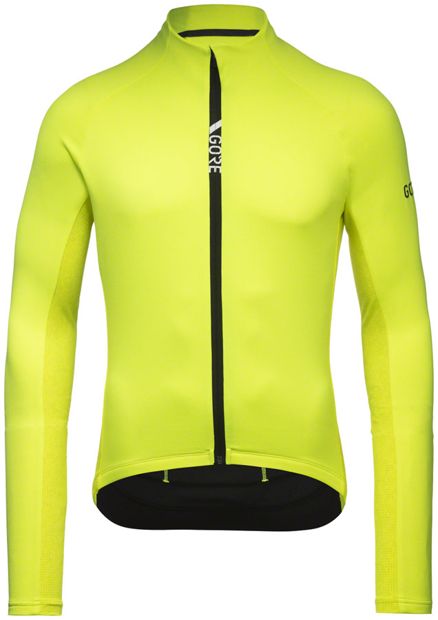 GORE C5 Thermo Jersey - Yellow/Utility Green, Men's, X-Large