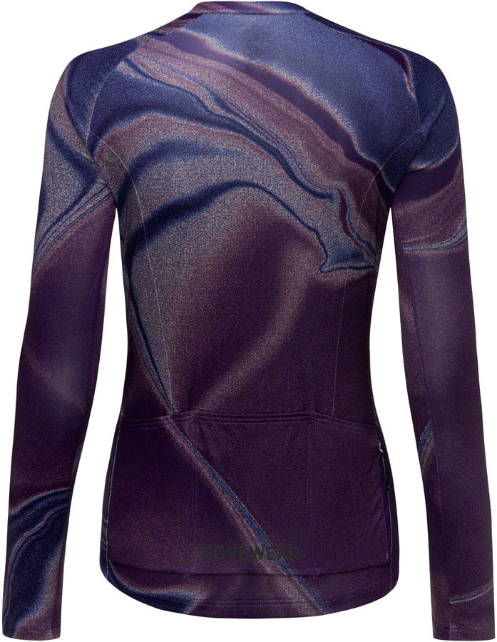 Load image into Gallery viewer, GORE Torrent Jersey - Long Sleeve, Process Purple/Ultramarine, Women&#39;s, Small/4-6
