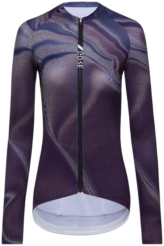 GORE Torrent Jersey - Long Sleeve, Process Purple/Ultramarine, Women's, Medium/8-10