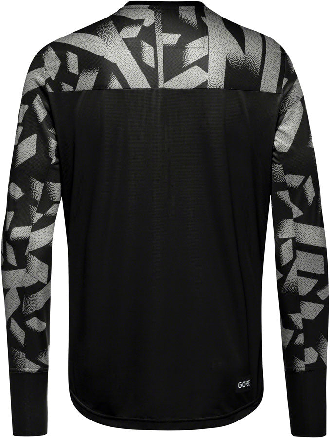 Load image into Gallery viewer, Gorewear Trail KPR Daily Long Sleeve Jersey - Black/Lab Gray, Men's, Medium
