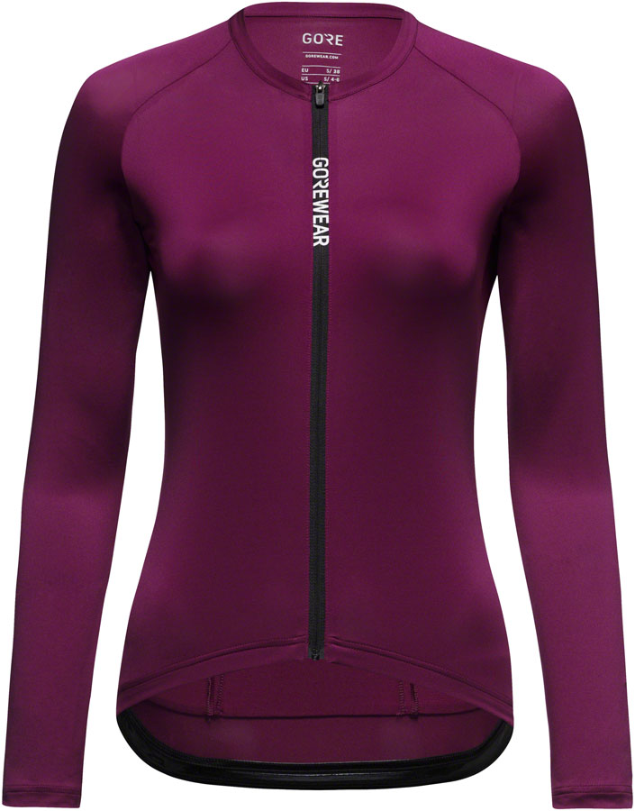 Load image into Gallery viewer, GORE Spinshift Long Sleeve Jersey - Purple, Women&#39;s, Large/12-14
