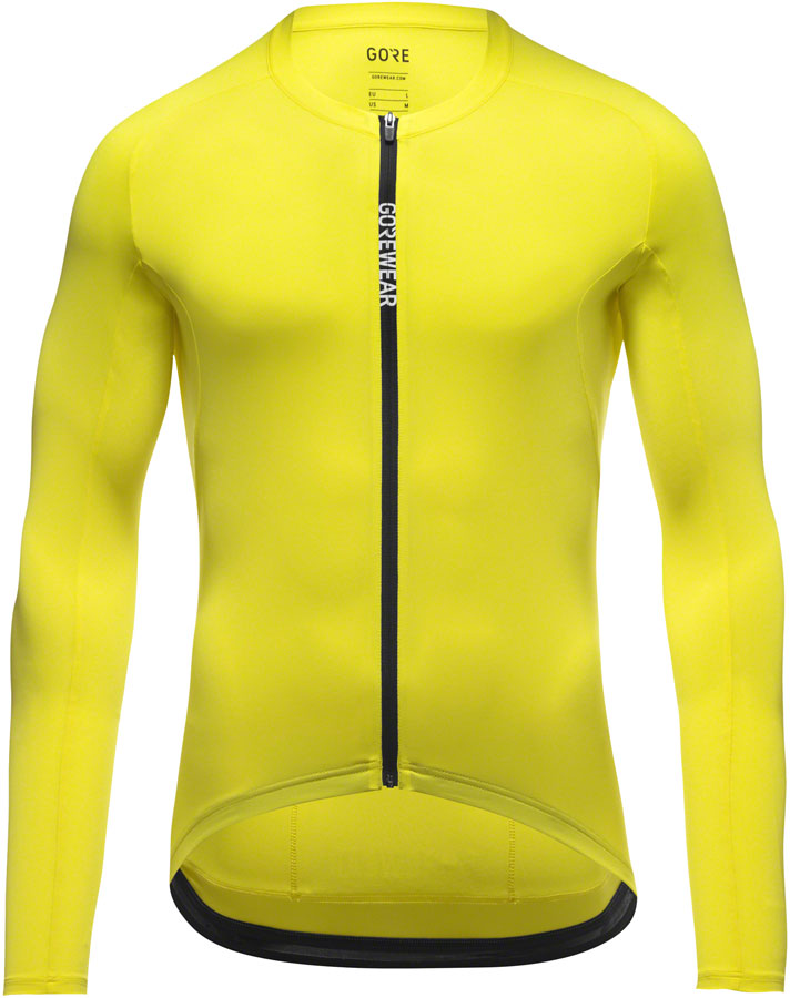 Load image into Gallery viewer, GORE Spinshift Long Sleeve Jersey - Neon Yellow, Men&#39;s, Small

