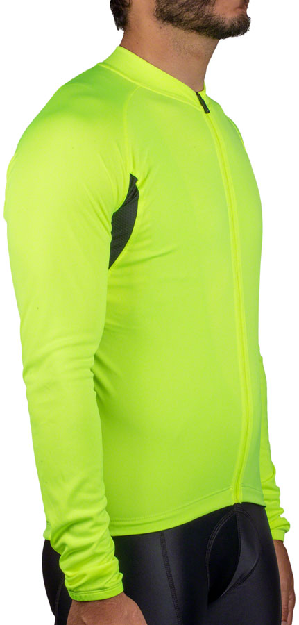 Bellwether Sol-Air UPF Long Sleeve Jersey - Hi-Vis, Men's, Medium