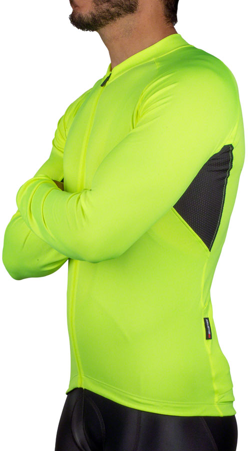 Load image into Gallery viewer, Bellwether Sol-Air UPF Long Sleeve Jersey - Hi-Vis, Men&#39;s, X-Large
