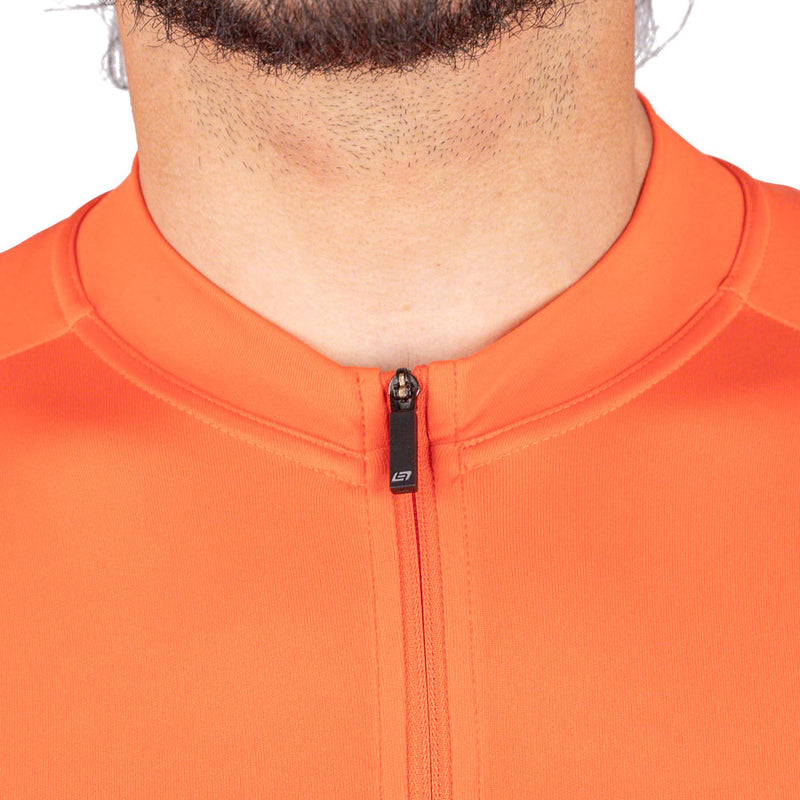 Load image into Gallery viewer, Bellwether Sol-Air UPF Long Sleeve Jersey - Orange, Men&#39;s, Large
