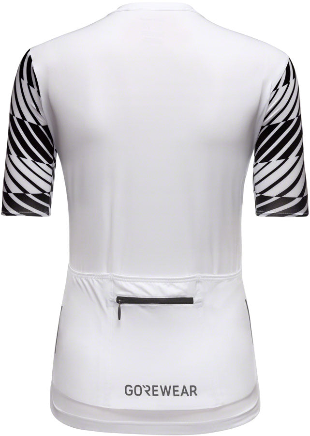 Load image into Gallery viewer, Gorewear Swiftride Optical Jersey - White/Black, Women's, Small

