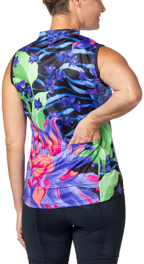 Terry Breakaway Mesh Sleeveless Jersey - Rio, X Large