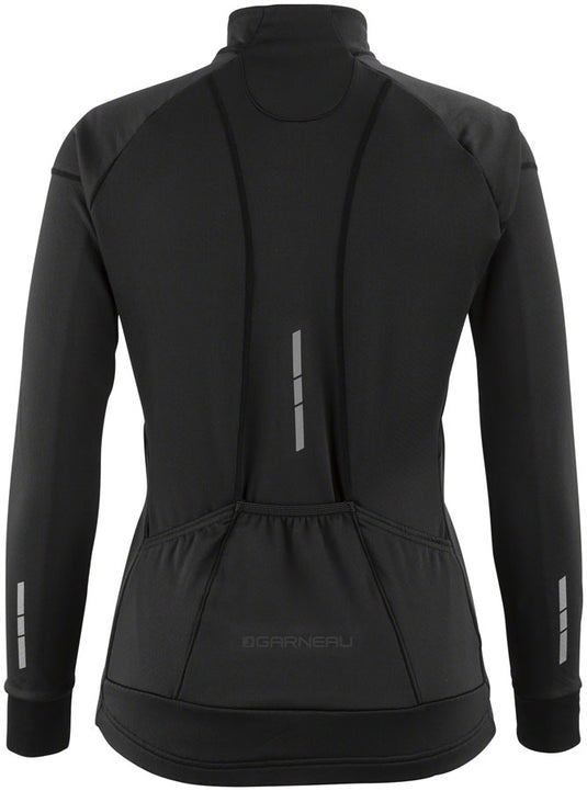 Garneau Thermal Edge Jersey - Black Long Sleeve Women's Large