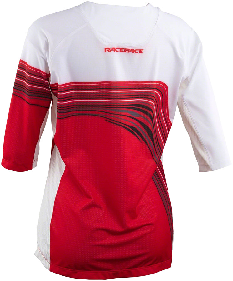 Load image into Gallery viewer, RaceFace Khyber Jersey - Rouge, 3/4 Sleeve, Women&#39;s, Small
