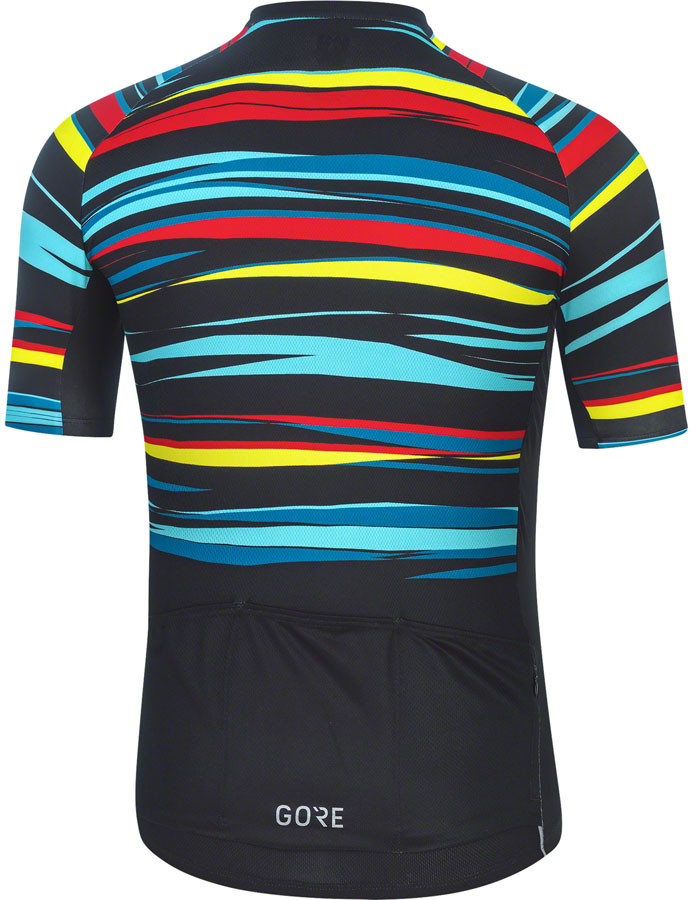 Load image into Gallery viewer, GORE Savana Cycling Jersey - Black/Multi-color, Men&#39;s, Small
