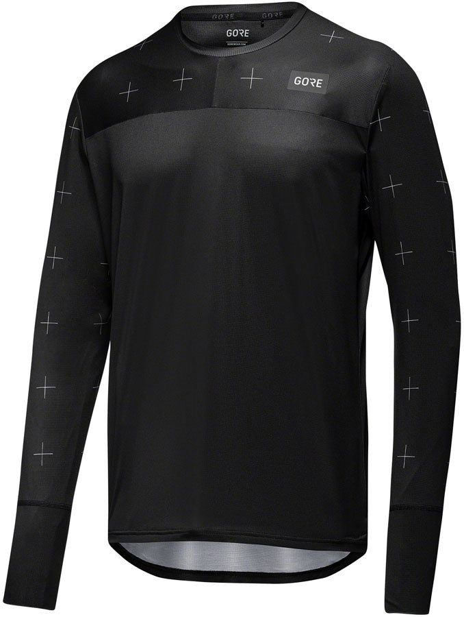 Load image into Gallery viewer, Gorewear Trail KPR Daily Jersey - Long Sleeve, Black, Men&#39;s, X-Large
