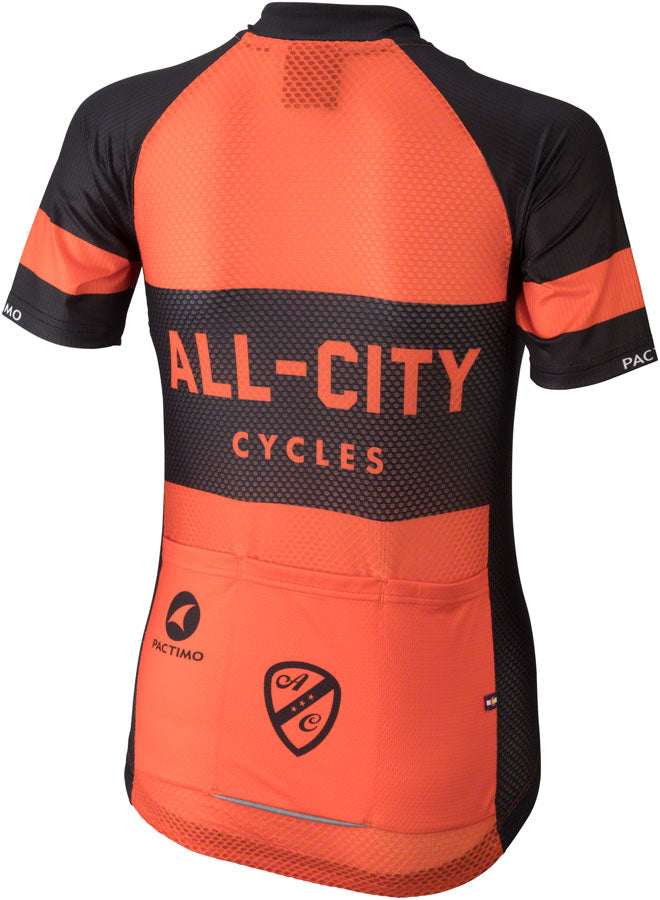 Load image into Gallery viewer, All-City Classic Jersey - Orange, Short Sleeve, Women&#39;s, X-Small
