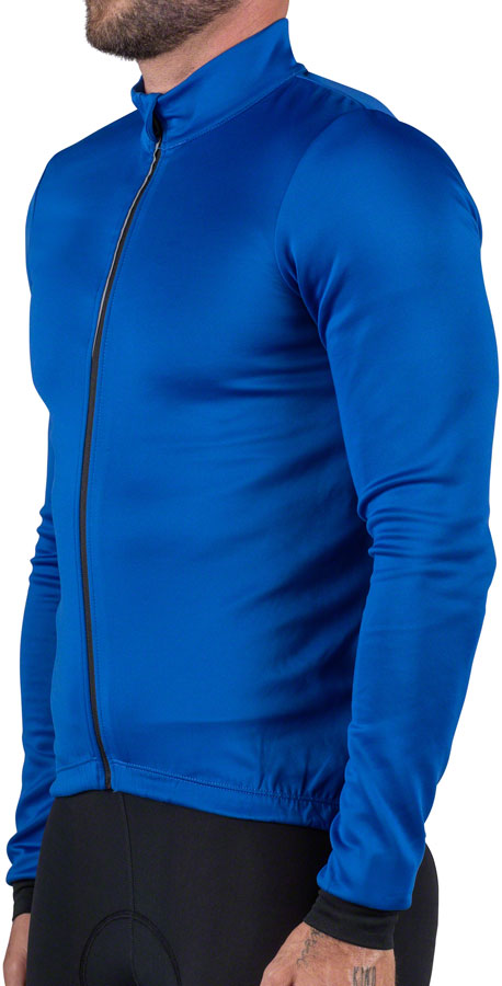 Load image into Gallery viewer, Bellwether Prestige Thermal Long Sleeve Jersey - Blue, Men&#39;s, Medium
