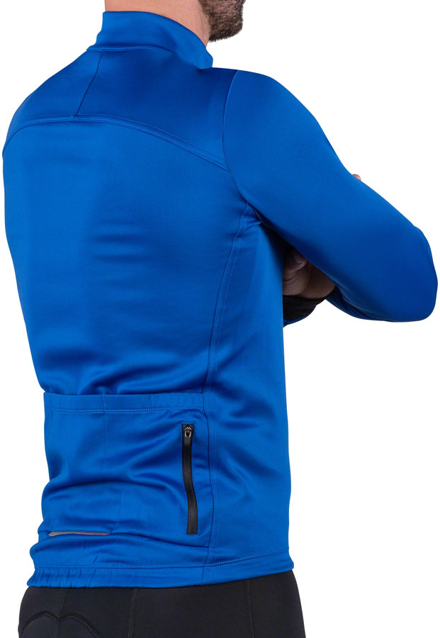 Load image into Gallery viewer, Bellwether Prestige Thermal Long Sleeve Jersey - Blue, Men&#39;s, Small
